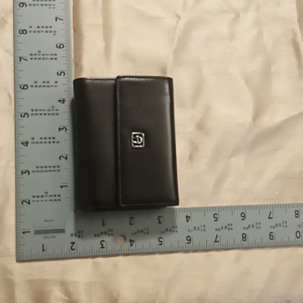 Etienne Aigner Elegant Black Leather Wallet NWOT
